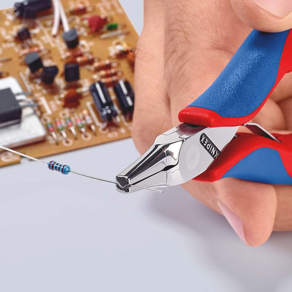 KNIPEX 36 12 130 Elektronica-montagetang met meer-componenten greep 130 mm