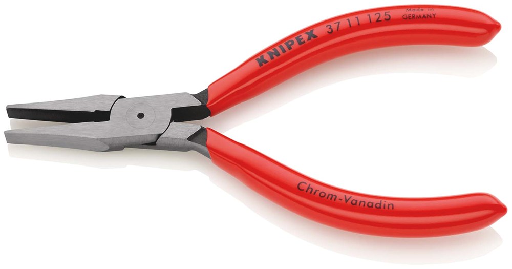 KNIPEX 37 11 125 Grijptang voor fijnmechanica met kunststof bekleed zwart geatramenteerd 125 mm