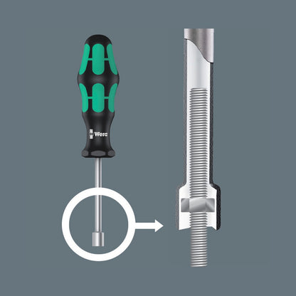 395 DOPSCHROEVENDRAAIER HOLLE SCHACHT, 3/8 DUIM X 90 MM