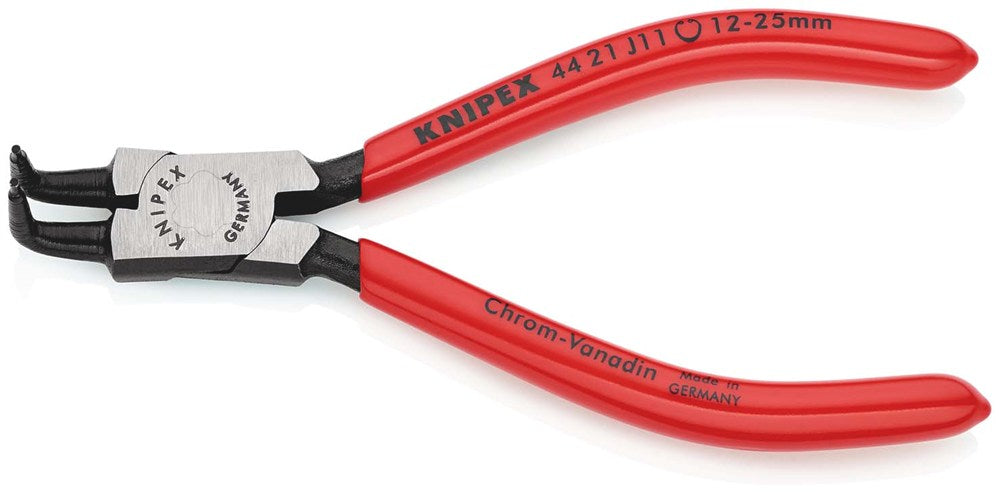 KNIPEX 44 21 J11 Borgveertang voor binnenringen in boringen met kunststof bekleed zwart geatramentee