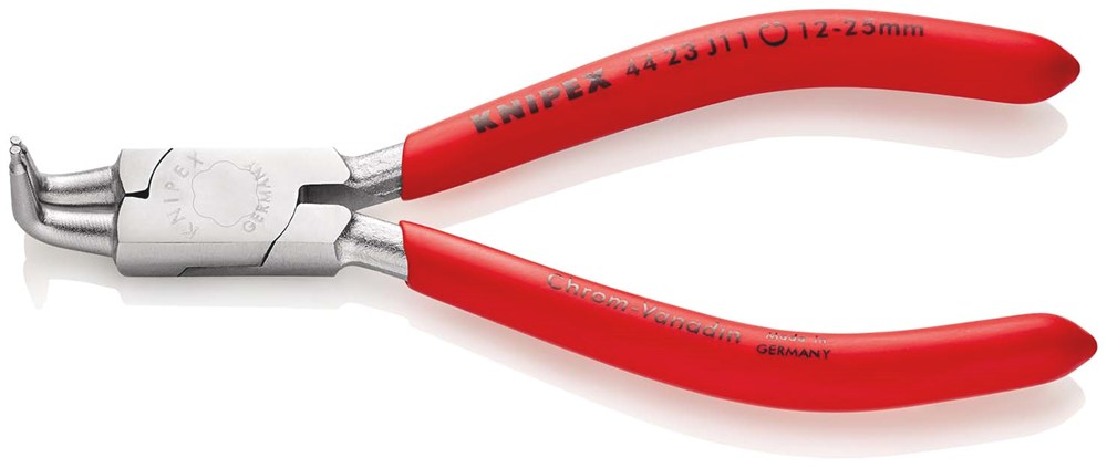 KNIPEX 44 23 J11 Borgveertang voor binnenringen in boringen met kunststof bekleed verchroomd 130 mm