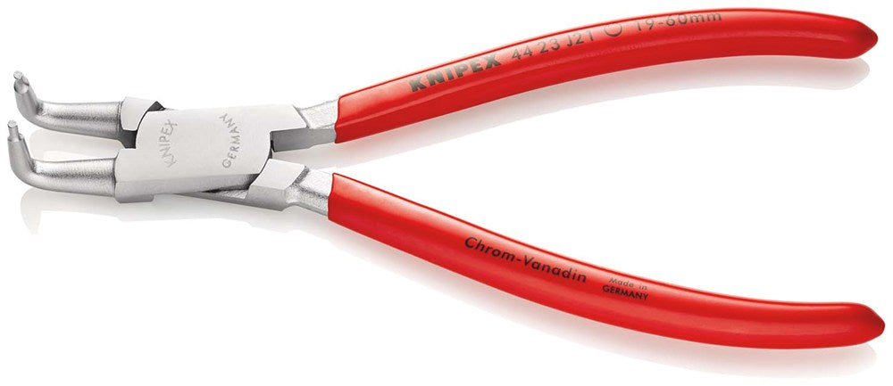 KNIPEX 44 23 J21 Borgveertang voor binnenringen in boringen met kunststof bekleed verchroomd 170 mm