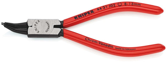 KNIPEX 44 31 J02 Borgveertang voor binnenringen in boringen 45° gebogen met kunststof bekleed zwart