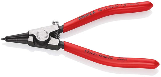 KNIPEX 46 11 G0 Borgveertang voor borgringen op assen met kunststof bekleed zwart geatramenteerd 140