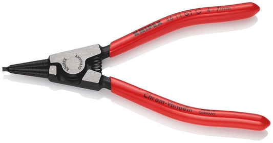 KNIPEX 46 11 G1 Borgveertang voor borgringen op assen met kunststof bekleed zwart geatramenteerd 140