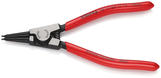 KNIPEX 46 11 G3 Borgveertang voor borgringen op assen met kunststof bekleed zwart geatramenteerd 140