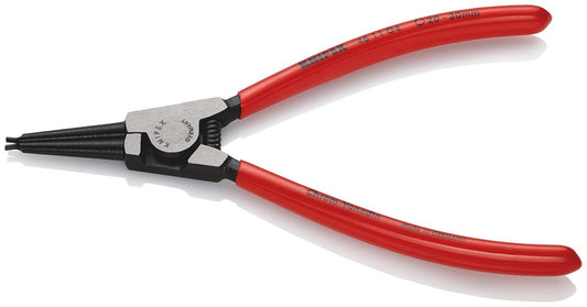 KNIPEX 46 11 G4 Borgveertang voor borgringen op assen met kunststof bekleed zwart geatramenteerd 180