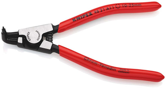 KNIPEX 46 21 A11 Borgveertang voor buitenringen op assen met kunststof bekleed zwart geatramenteerd