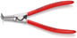 KNIPEX 46 23 A31 Borgveertang voor buitenringen op assen met kunststof bekleed verchroomd 200 mm