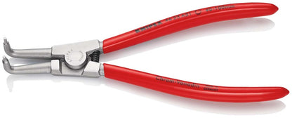 KNIPEX 46 23 A31 Borgveertang voor buitenringen op assen met kunststof bekleed verchroomd 200 mm