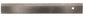 Werkplaatsliniaal 1000x40x5mm met facet, verzinkt en gepolijst