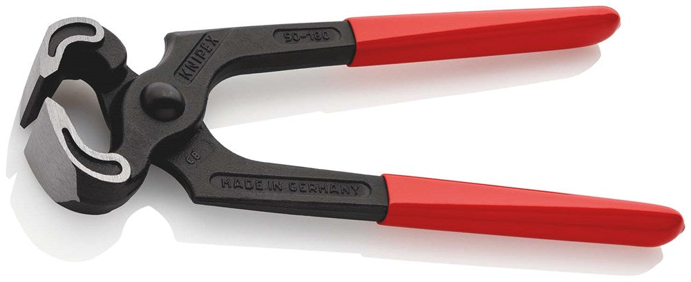 KNIPEX 50 01 180 Nijptang met kunststof bekleed zwart geatramenteerd 180 mm