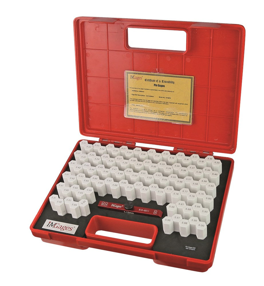 100-dlg. set meetstiften 3,01-4,00mm met houder
