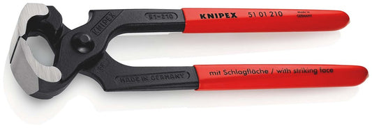 KNIPEX 51 01 210 Hamerkoptang met kunststof bekleed zwart geatramenteerd 210 mm