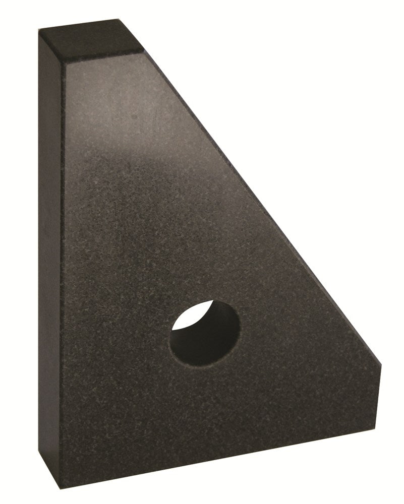 Granieten precisiehoek 90°, DIN 875/0 160x100x20mm, met reliefgat