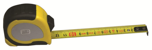 Rolbandmaatmeter 5mtr. bandbreedte 19mm, kunststof behuizing