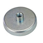 Dauermagnet-Fu mit Gewinde 24 kg Haftkraft, Fu 50x10mm,