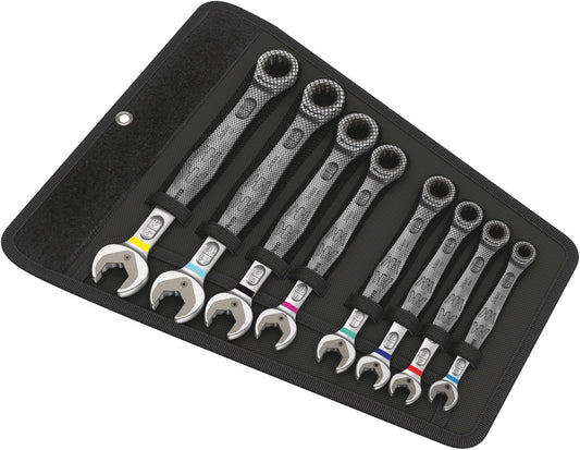 6000 JOKER STEEK- EN RINGRATELSLEUTEL-SET, INCH, 8 -DELIG