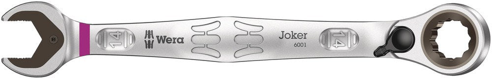 6001 JOKER SWITCH STEEK- EN RINGRATELSLEUTEL, OMSCHAKELPAL, 14 X 187 MM