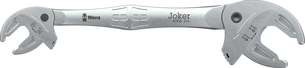 6006 Joker S/L Zelfinstellende dubbele steeksleutel 10; 11; 12; 13 x 7/16; 1/2" x 16; 17; 18; 19 x 5