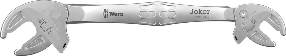 6006 Joker XS/S Zelfinstellende dubbele steeksleutel, 7-10 x 1/4-3/8" x 10-13 x 7/16-1/2" x 161 mm