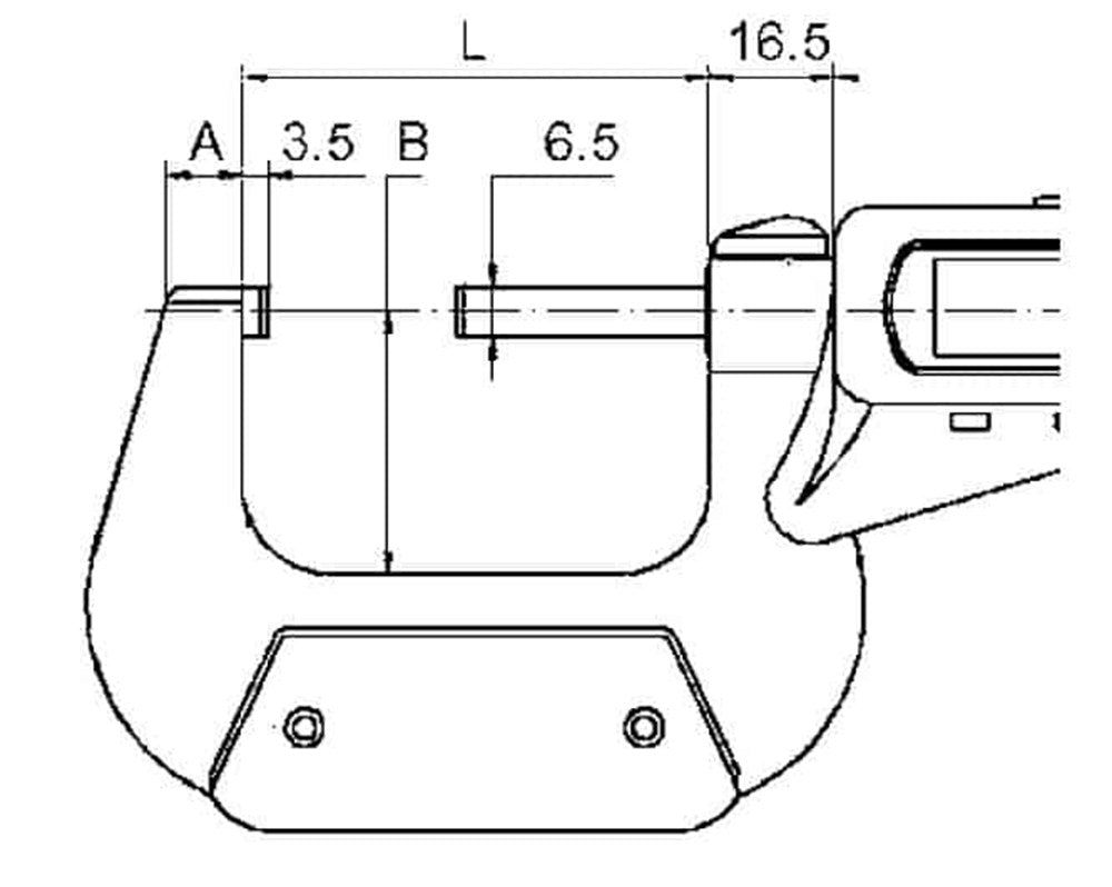 Digitale micrometer 50-75mm HM, automati