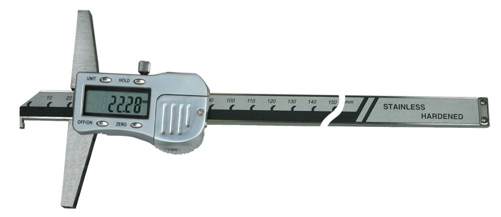 Digitale diepteschuifmaat 200x100mm met haken