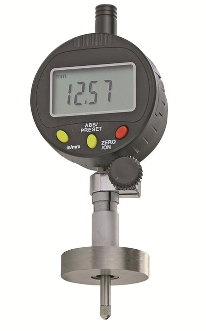 Digitale draaimeter 25mm, met meetbrug 100x16mm, meetdiepte 125mm