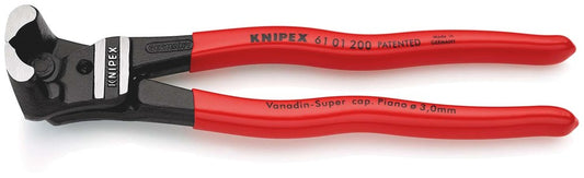 KNIPEX 61 01 200 Boutenvoorsnijtang grote krachtoverbrenging met kunststof bekleed zwart geatramente