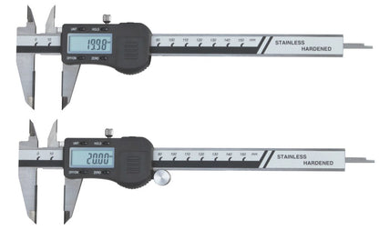 Digitale schuifmaat 200x50mm Met hardmetalen bek en punten