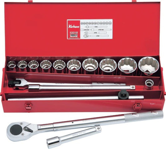 3/4"doppenset 18dlg.7/8-2" 12k