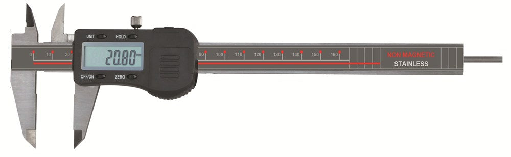Digitale schuifmaat 300mm anti magnetisch, snavel 60mm