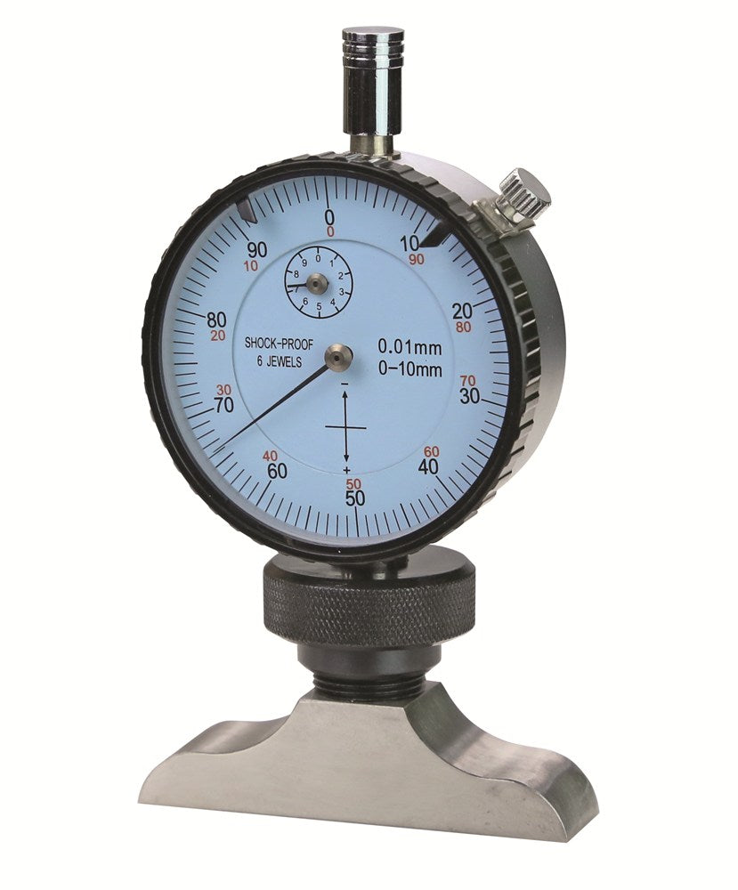 Analoge draaimeter 10mm, met meetbrug 63x16mm, meetdiepte 120mm