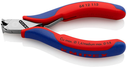 KNIPEX 64 12 115 Elektronica-voorsnijtang met meer-componenten greep 115 mm
