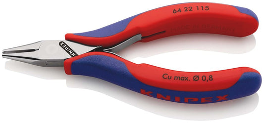 KNIPEX 64 22 115 Elektronica-voorsnijtang met meer-componenten greep 115 mm
