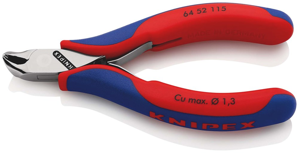KNIPEX 64 52 115 Elektronica-voorsnijtang met meer-componenten greep 115 mm