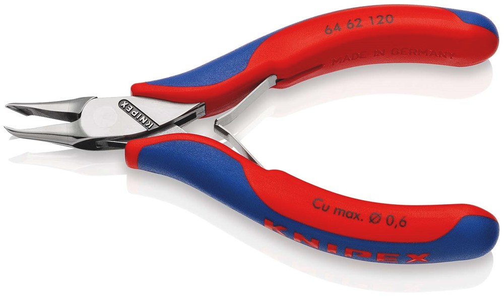 KNIPEX 64 62 120 Elektronica-voorsnijtang met meer-componenten greep 120 mm
