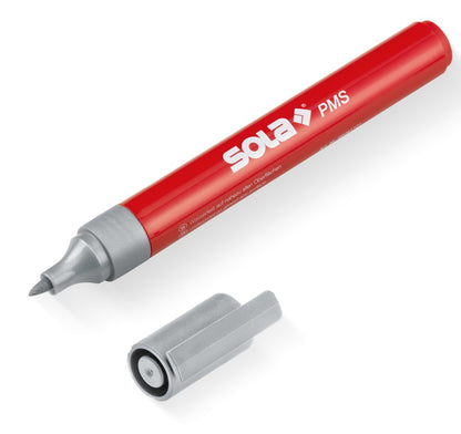 Permanent marker PMS zilver set/10
