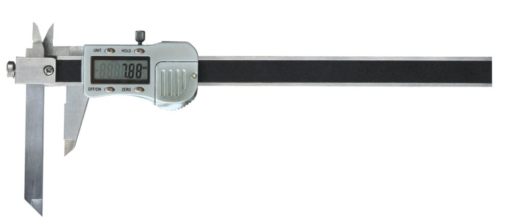 Digitale schuifmaat 120x40mm meetbereik 0-200mm, vaste snavel
