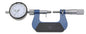 Micrometer 25-50mm met meetklok aflezing 0,01mm met HM meetpunten