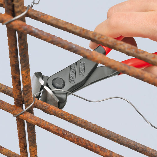 KNIPEX 68 01 180 Voorsnijtang met kunststof bekleed zwart geatramenteerd 180 mm
