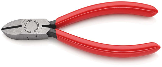 KNIPEX 70 01 125 Zijsnijtang met kunststof bekleed zwart geatramenteerd 125 mm