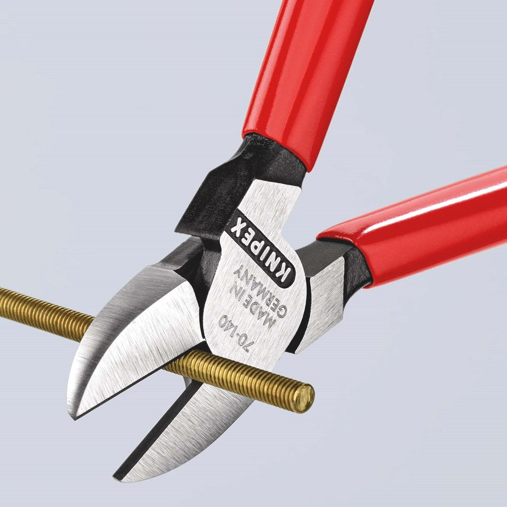 KNIPEX 70 01 140 Zijsnijtang met kunststof bekleed zwart geatramenteerd 140 mm