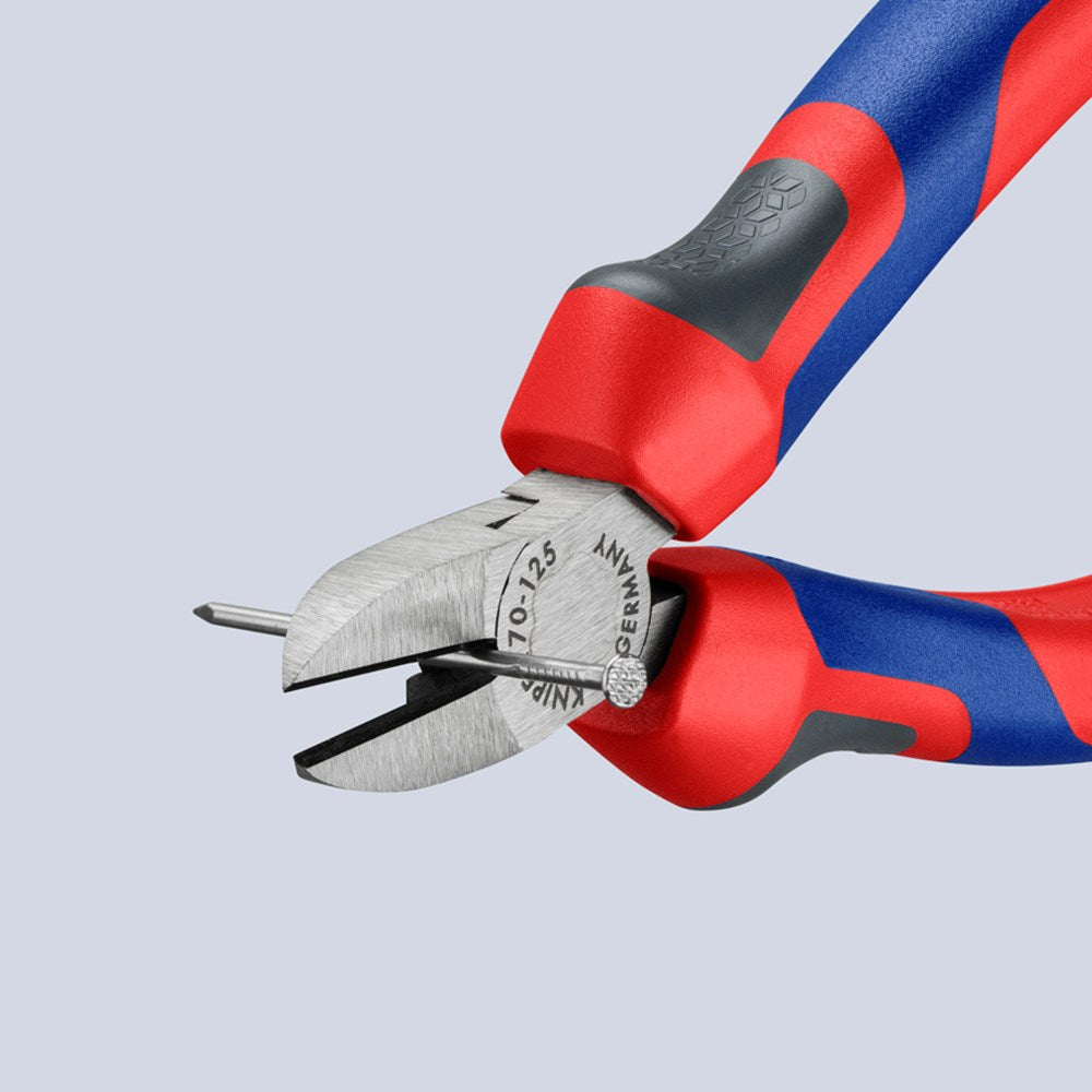 KNIPEX 70 02 125 Zijsnijtang met comfortgrepen zwart geatramenteerd 125 mm