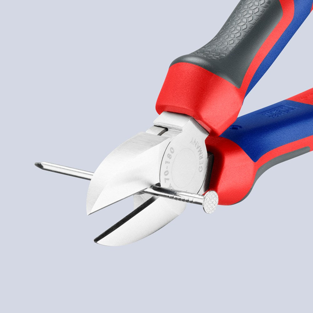 KNIPEX 70 05 180 Zijsnijtang met comfortgrepen verchroomd 180 mm