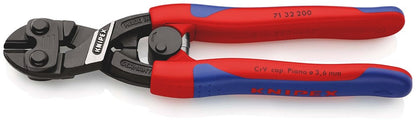 KNIPEX 71 32 200 CoBolt® Compacte boutensnijtang met slanke meer-componentengrepen zwart geatramente
