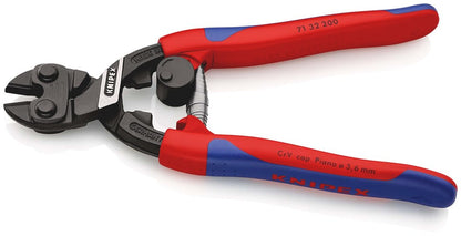 KNIPEX 71 32 200 CoBolt® Compacte boutensnijtang met slanke meer-componentengrepen zwart geatramente
