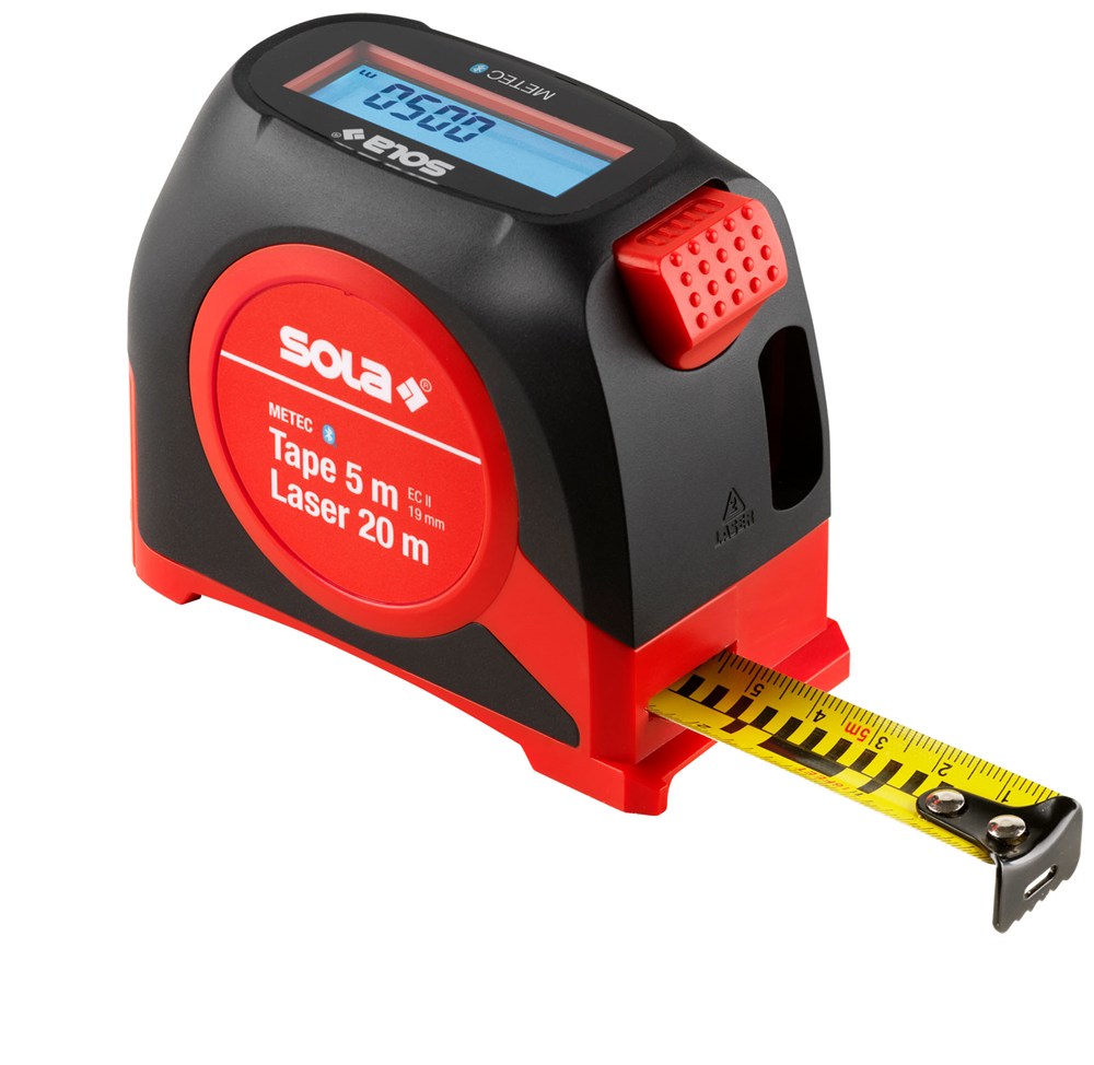METEC Digitale rolbandmaat + Laserafstandsmeter