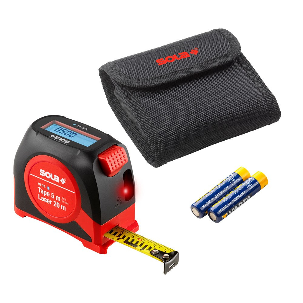 METEC Digitale rolbandmaat + Laserafstandsmeter