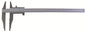 Werkplaats schuifmaat 200x65mm RVS, met punten